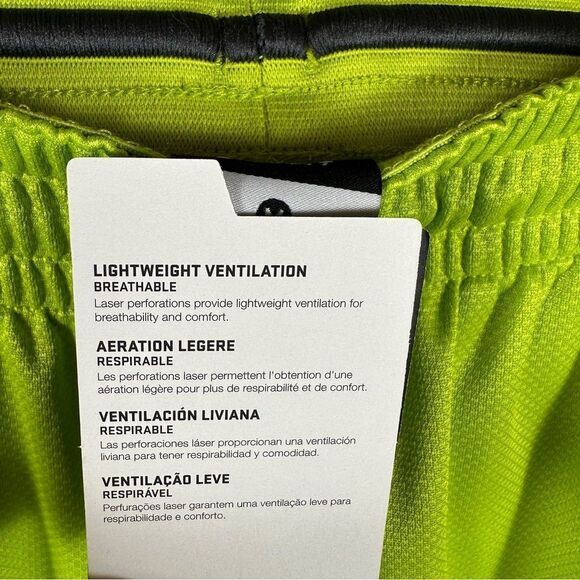 NWT Nike Elite Basketball Shorts Drawstring Waist Bright Green with Black M - Picture 7 of 16